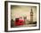 London, the Uk. Red Bus in Motion and Big Ben, the Palace of Westminster. the Icons of England in V-Michal Bednarek-Framed Photographic Print