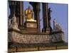 London, This Large Statue of Prince Albert in Hyde Park, Is Seated in a Vast Gothic Shrine, England-Paul Harris-Mounted Photographic Print