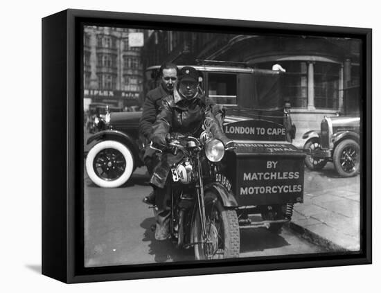 London to Cape Ride-null-Framed Stretched Canvas