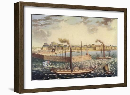 London to Margate 1821-J Hudson-Framed Art Print