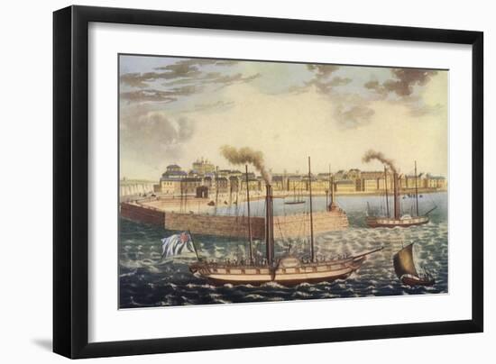 London to Margate 1821-J Hudson-Framed Art Print