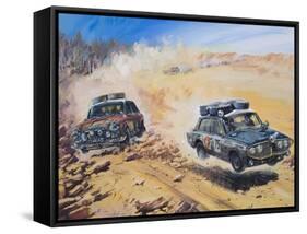 London to Sydney Motor Rally of 1968-Graham Coton-Framed Stretched Canvas