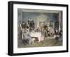 London to York - Time's Up! - an Incident in the Old Coaching Days, Published 1897 (Aquatint)-Walter Dendy Sadler-Framed Giclee Print