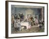 London to York - Time's Up! - an Incident in the Old Coaching Days, Published 1897 (Aquatint)-Walter Dendy Sadler-Framed Giclee Print