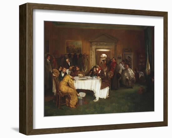 London to York - Time's Up Gentlemen-Walter Dendy Sadler-Framed Giclee Print