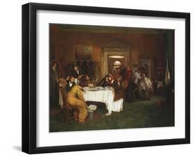 London to York - Time's Up Gentlemen-Walter Dendy Sadler-Framed Giclee Print