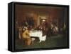 London to York - Time's Up Gentlemen-Walter Dendy Sadler-Framed Stretched Canvas