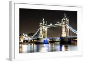 London Tower Bridge across the River Thames-Mohana AntonMeryl-Framed Photographic Print