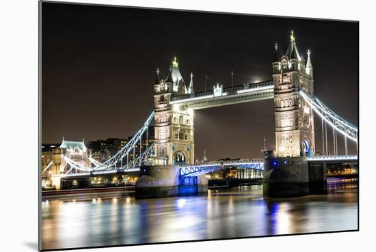 London Tower Bridge across the River Thames-Mohana AntonMeryl-Mounted Photographic Print