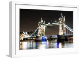 London Tower Bridge across the River Thames-Mohana AntonMeryl-Framed Photographic Print