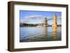 London Tower Bridge River Thames-Veneratio-Framed Photographic Print