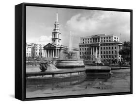 London, Trafalgar Square-null-Framed Stretched Canvas