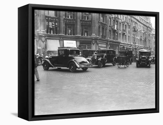 London Traffic 1930S-null-Framed Stretched Canvas