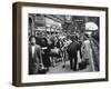 London Train Station During the Outbreak of World War Ii-null-Framed Photographic Print