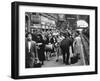 London Train Station During the Outbreak of World War Ii-null-Framed Photographic Print