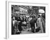 London Train Station During the Outbreak of World War Ii-null-Framed Photographic Print