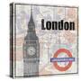 London Train-Lauren Gibbons-Stretched Canvas