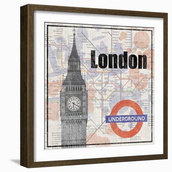 London Train-Lauren Gibbons-Framed Art Print