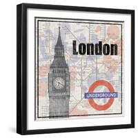 London Train-Lauren Gibbons-Framed Art Print