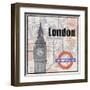 London Train-Lauren Gibbons-Framed Art Print