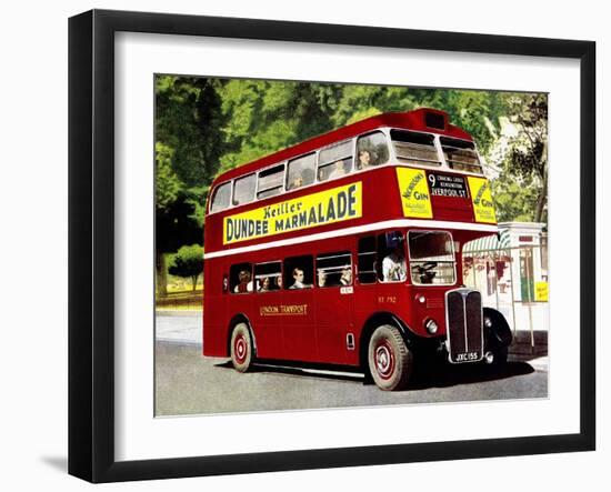 London Transport RT792, AEC RT-Type Bus, c1950-null-Framed Art Print