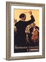 London Transport, Underground Conductors Orchestras Instruments, UK, 1920-null-Framed Giclee Print