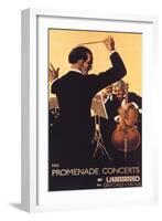 London Transport, Underground Conductors Orchestras Instruments, UK, 1920-null-Framed Giclee Print