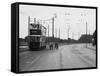 London Trolley Bus-Fred Musto-Framed Stretched Canvas