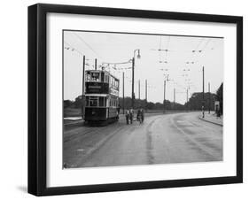 London Trolley Bus-Fred Musto-Framed Photographic Print