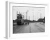 London Trolley Bus-Fred Musto-Framed Photographic Print