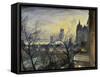 London Twilight from the Adelphi-Christopher Richard Wynne Nevinson-Framed Stretched Canvas