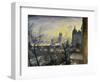 London Twilight from the Adelphi-Christopher Richard Wynne Nevinson-Framed Giclee Print