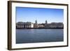 London, UK - MARCH 16, 2014: Greenwich View and River Thames from Docklands-IR Stone-Framed Photographic Print