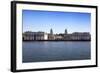 London, UK - MARCH 16, 2014: Greenwich View and River Thames from Docklands-IR Stone-Framed Photographic Print