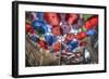 London Umbrella Art-null-Framed Art Print