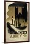 London Underground Poster Featuring Westminster Abbey, 1934-null-Framed Giclee Print