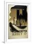 London Underground Poster Featuring Westminster Abbey, 1934-null-Framed Giclee Print