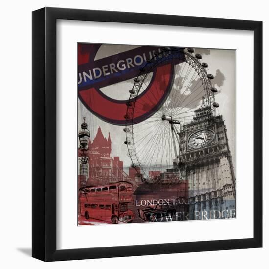 London Underground-Sidney Paul & Co.-Framed Art Print