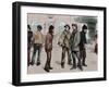 London. Unemployed Workers Who Participated in the Meeting and Raide Stores Picadilly, 1886-null-Framed Giclee Print