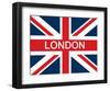 London Union Jack-null-Framed Art Print