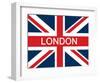 London Union Jack-null-Framed Art Print