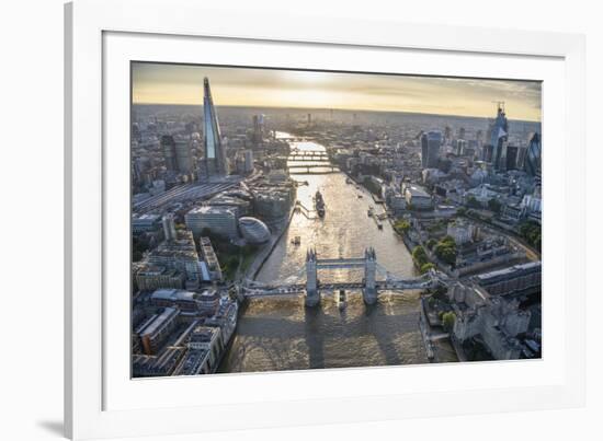 London Vista - City Bridges-Jason Hawkes-Framed Giclee Print