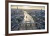 London Vista - City Bridges-Jason Hawkes-Framed Giclee Print