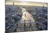 London Vista - City Bridges-Jason Hawkes-Mounted Giclee Print