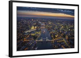 London Vista - The Rush-Jason Hawkes-Framed Giclee Print