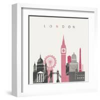 London Vista-Kristine Hegre-Framed Giclee Print