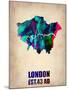 London Watercolor Poster-NaxArt-Mounted Art Print