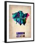 London Watercolor Poster-NaxArt-Framed Art Print