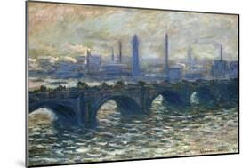 London, Waterloo, 1902-Claude Monet-Mounted Giclee Print