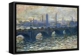 London, Waterloo, 1902-Claude Monet-Framed Stretched Canvas